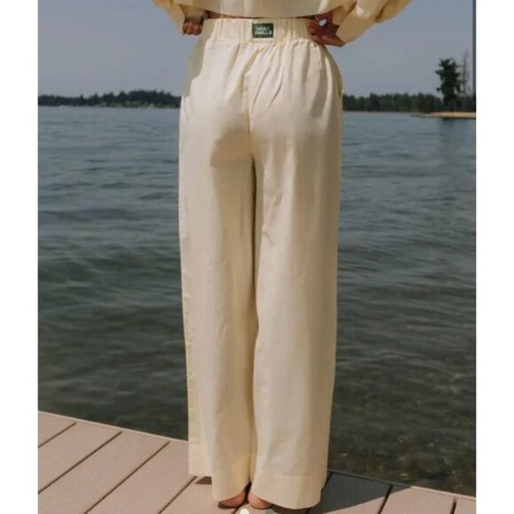 NWT Daily Drills Poplin Resort Boxer Pants Light Yellow Size L - Picture 1 of 5